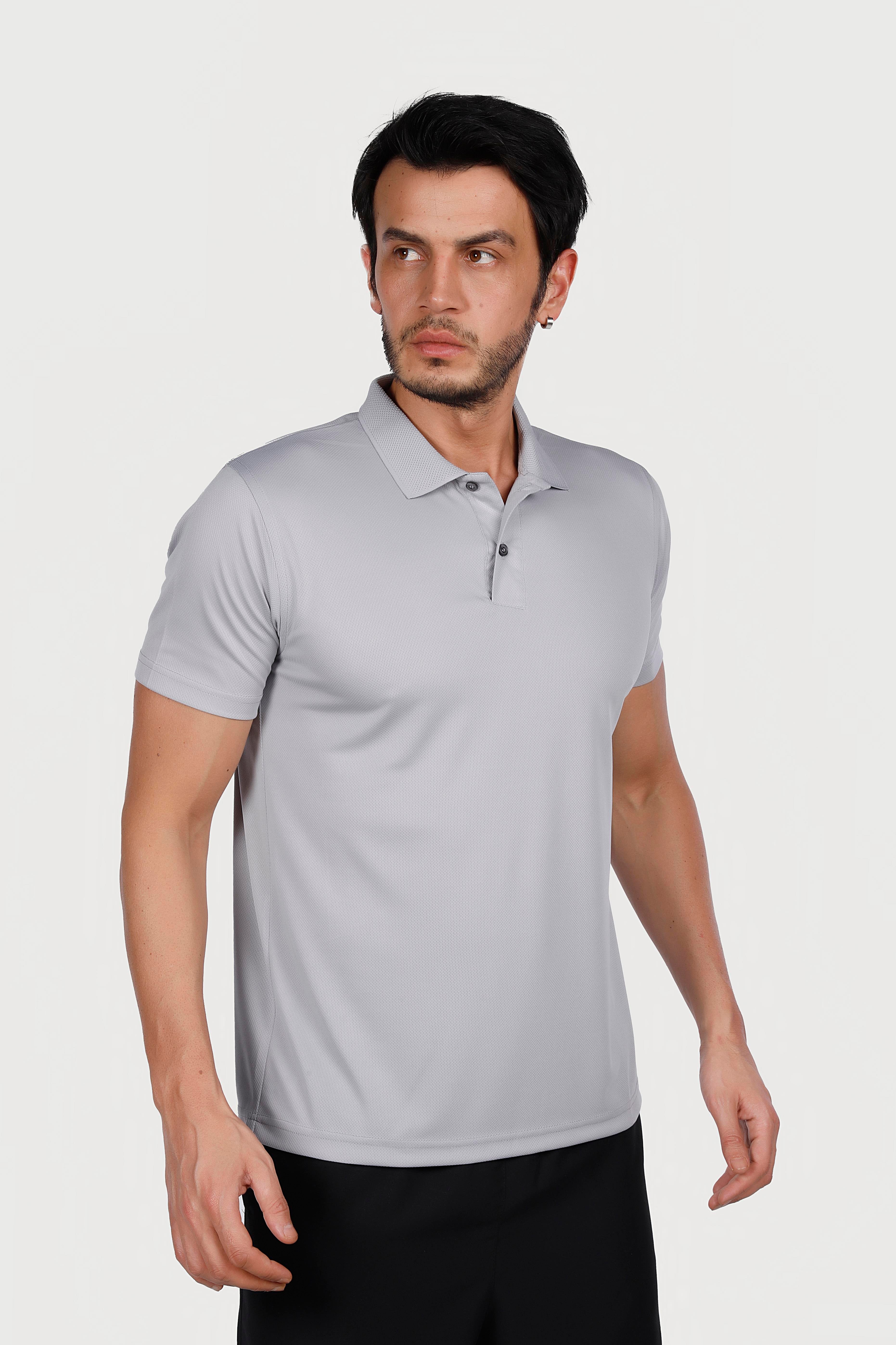 Gri Polo Yaka Dry Touch