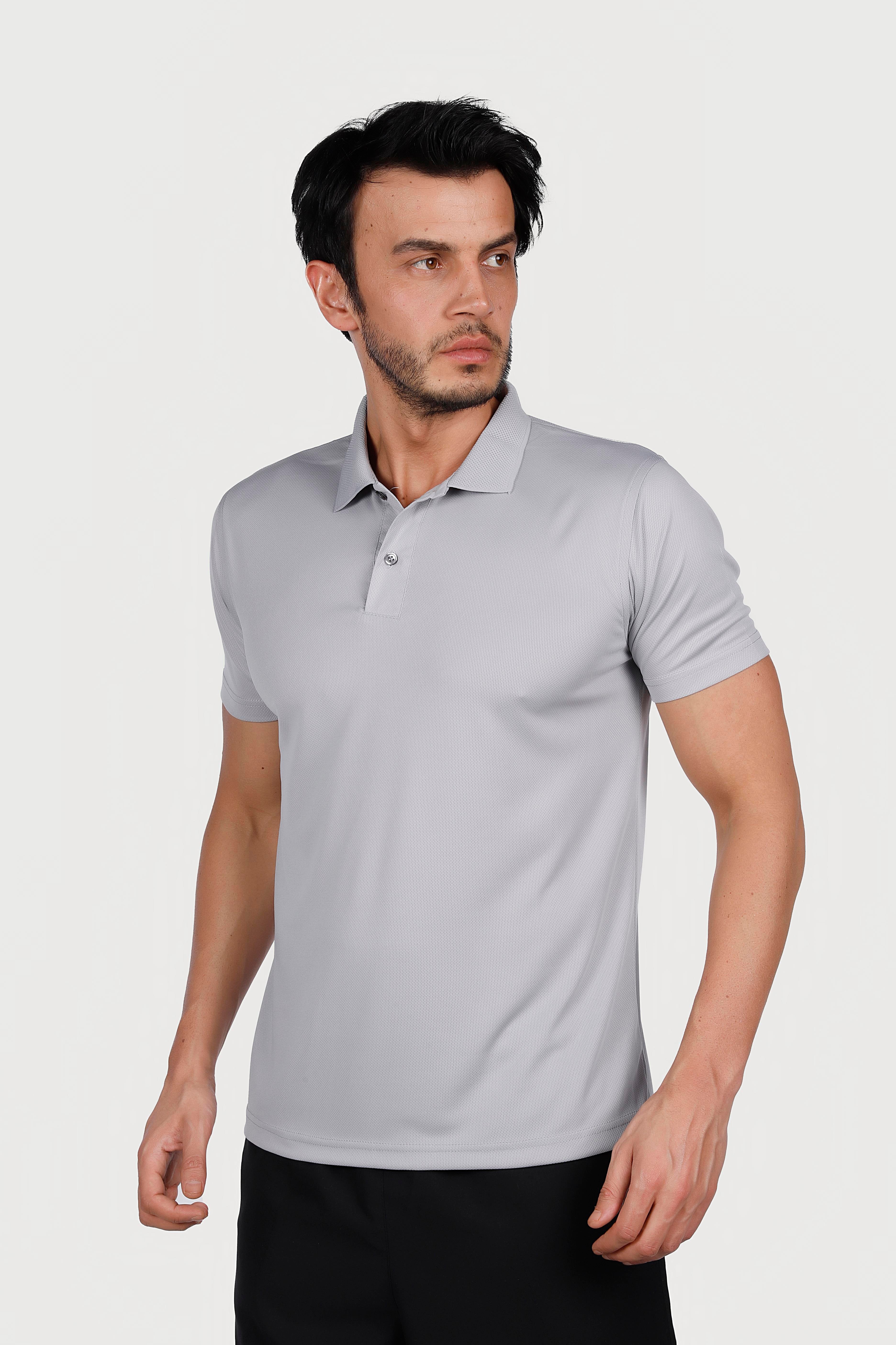 Gri Polo Yaka Dry Touch