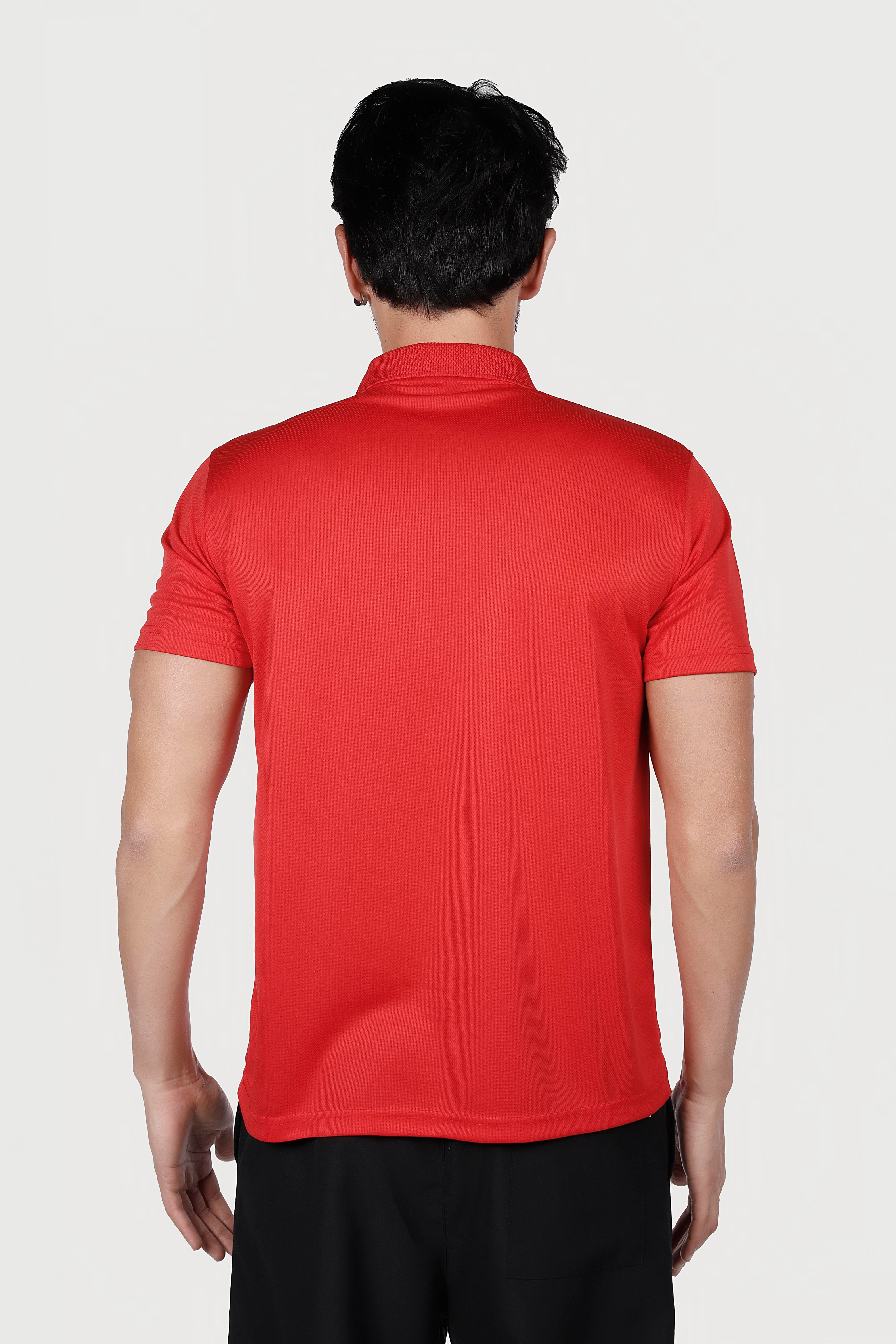 Kırmızı Polo Yaka Dry Touch