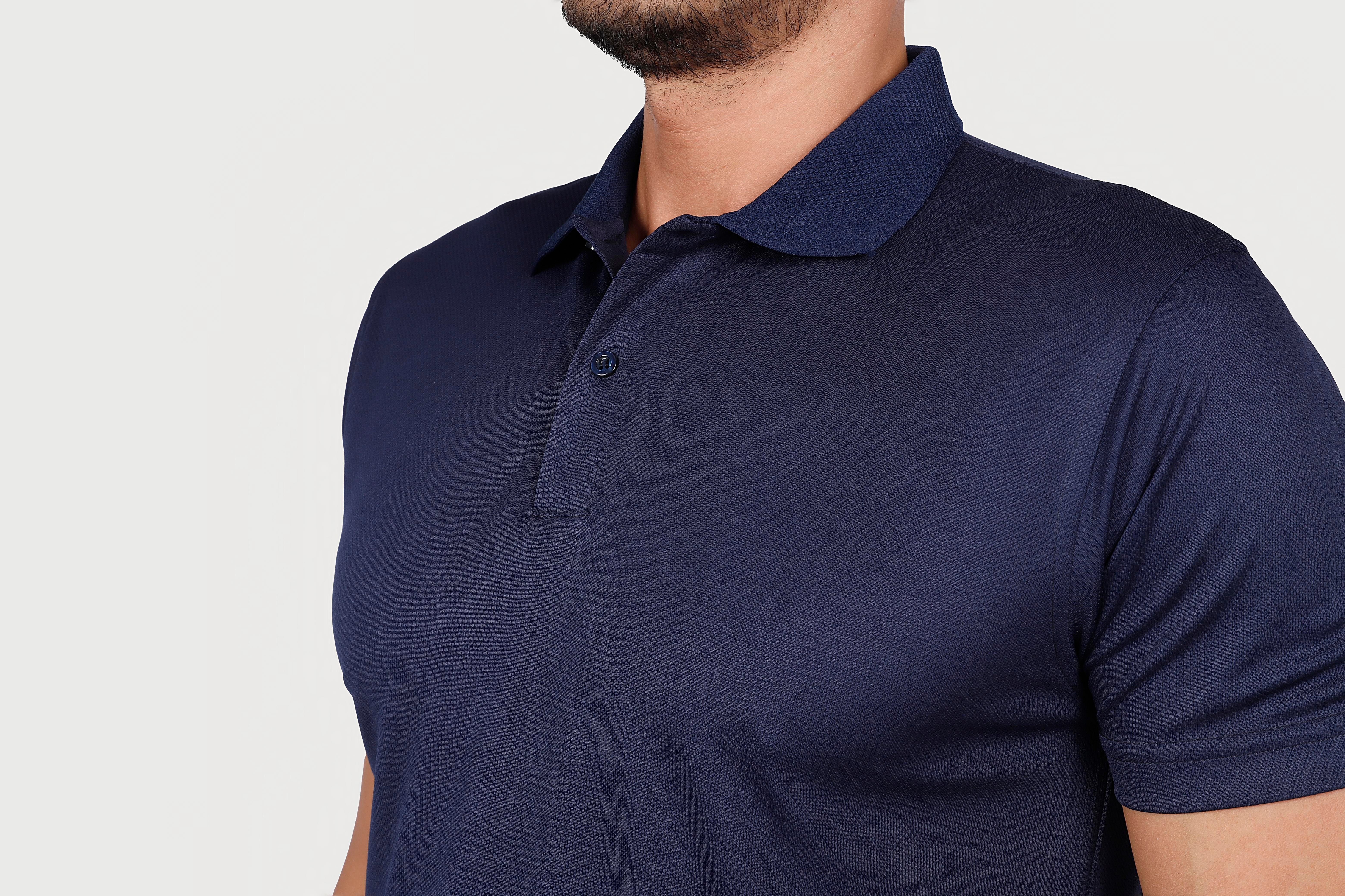 Lacivert Polo Yaka Dry Touch