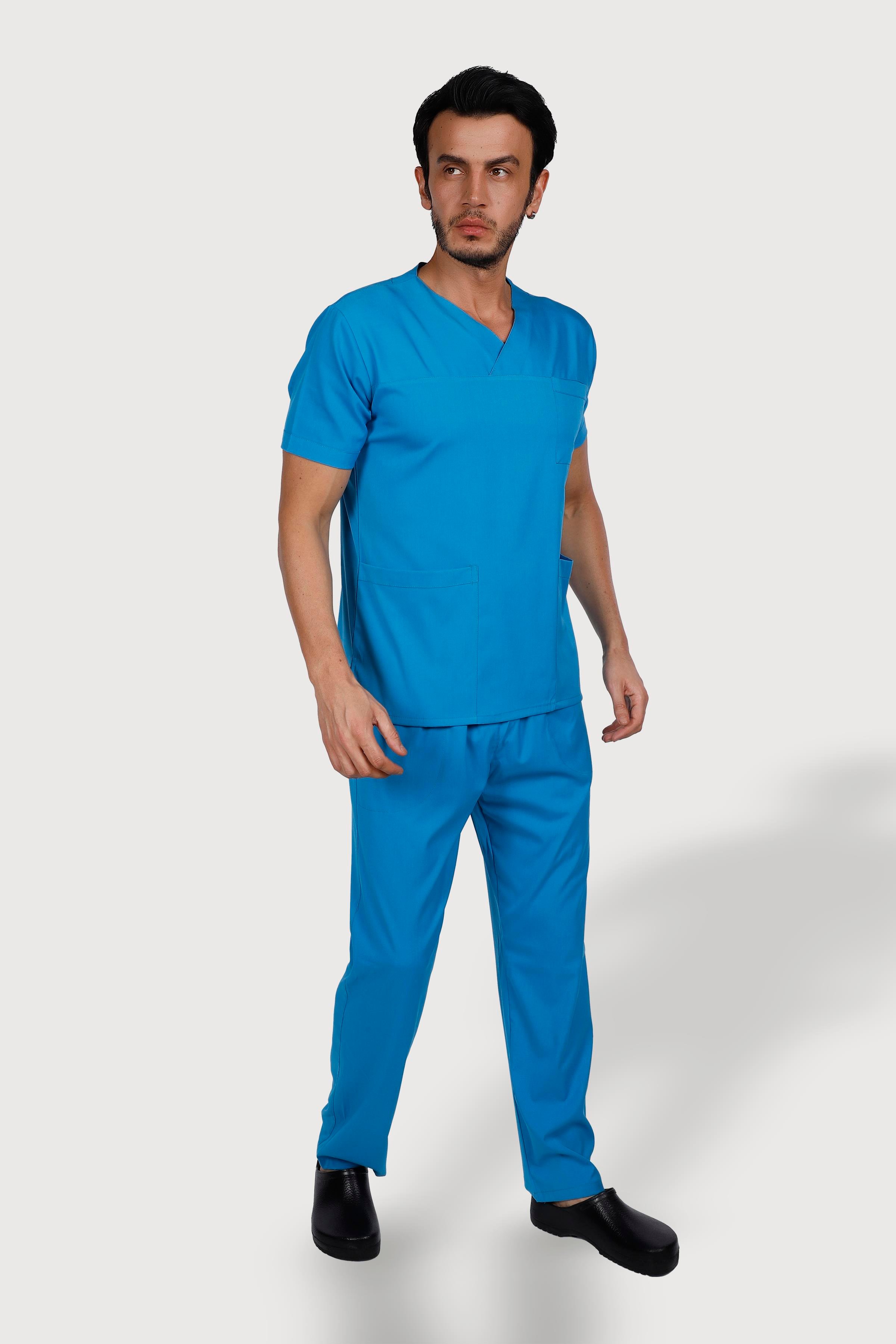 Likra Scrubs Unisex Alt / Üst Takım