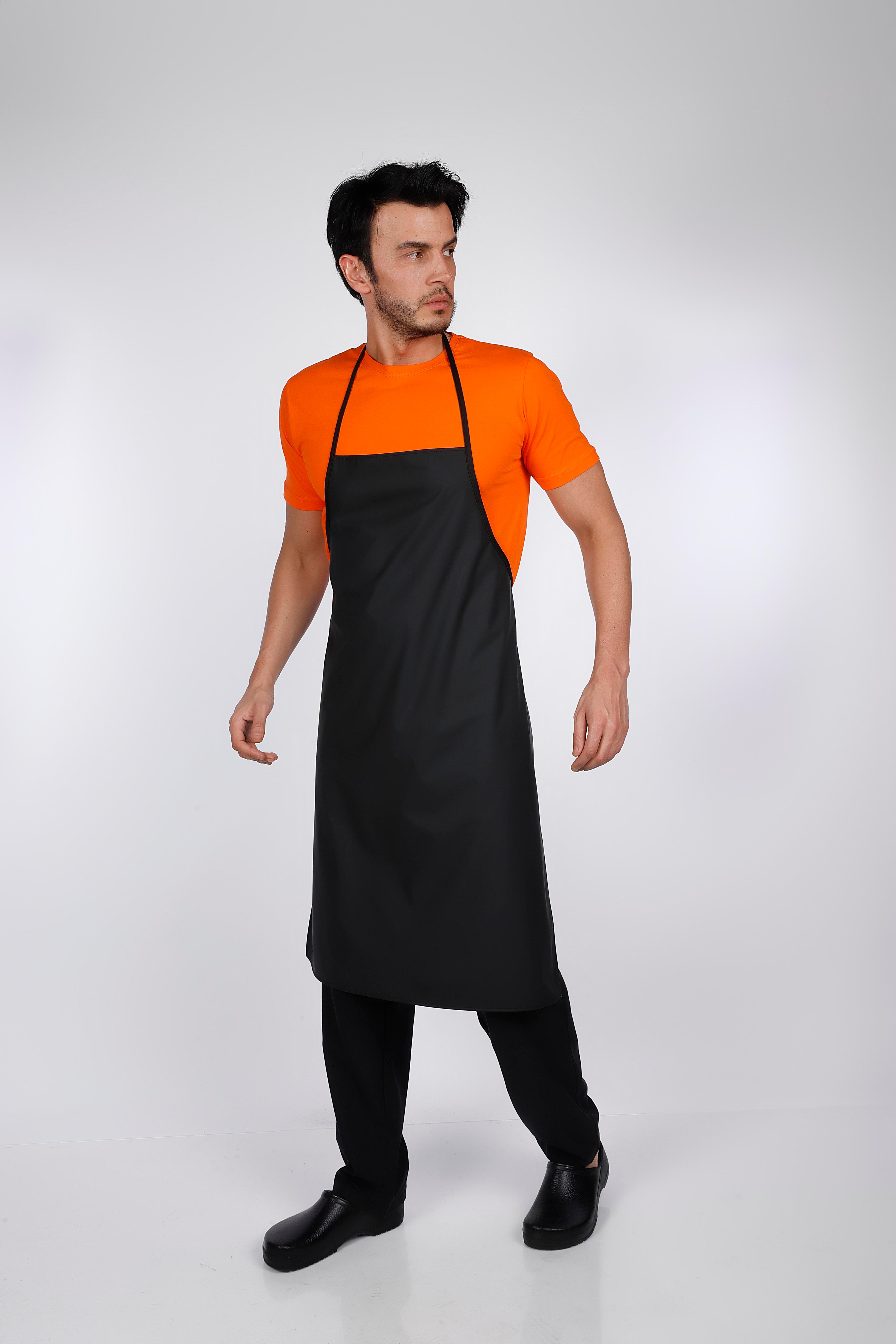 Siyah Bulaşıkçı PVC Önlük 70*100 CM