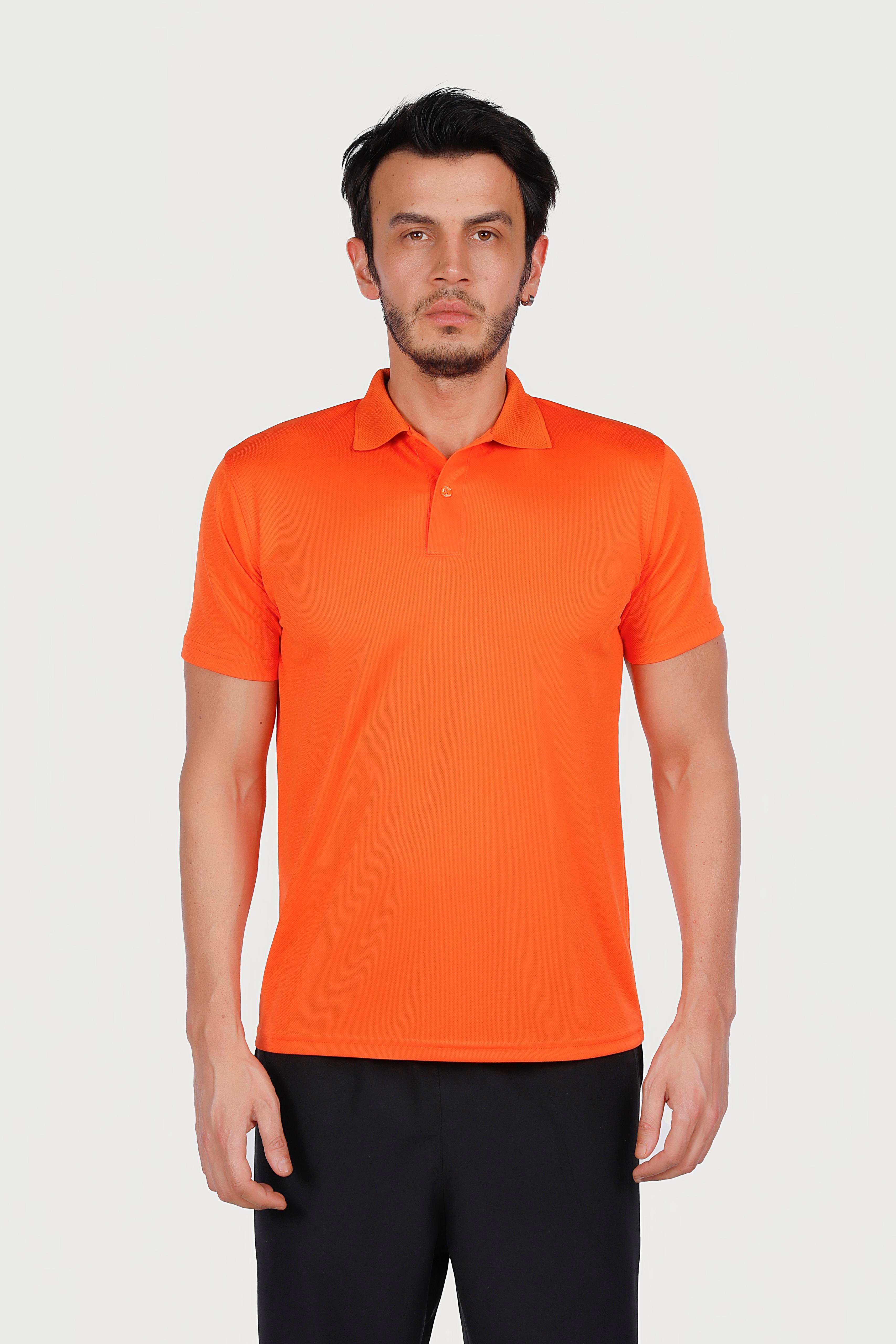 Turuncu Polo Yaka Dry Touch