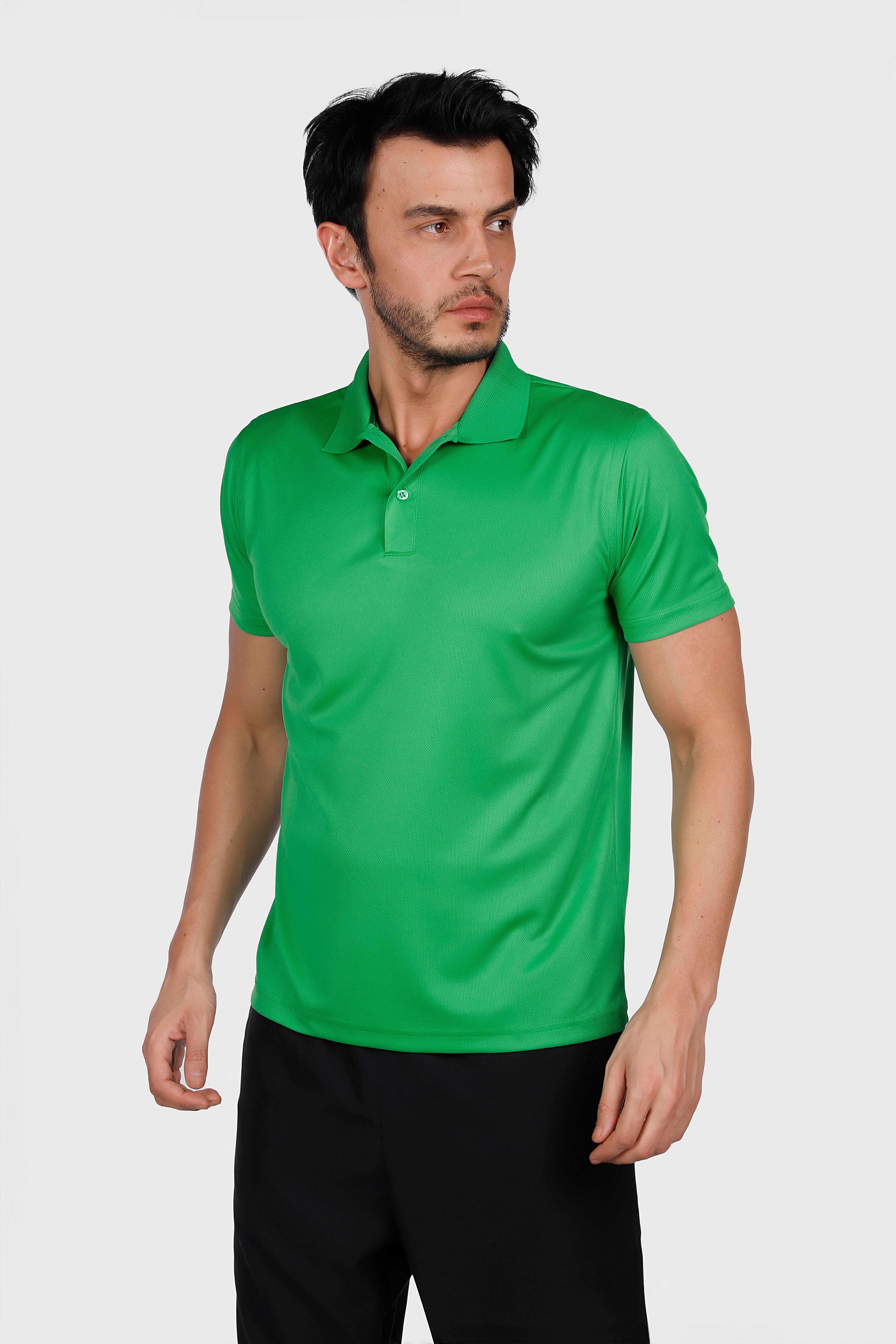 Yeşil Polo Yaka Dry Touch