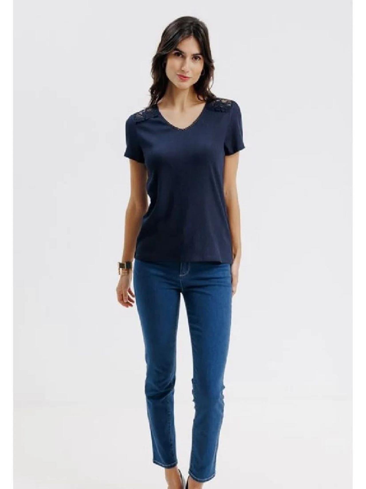ARMAND THIERY ORJ LACİVERT T-SHIRT