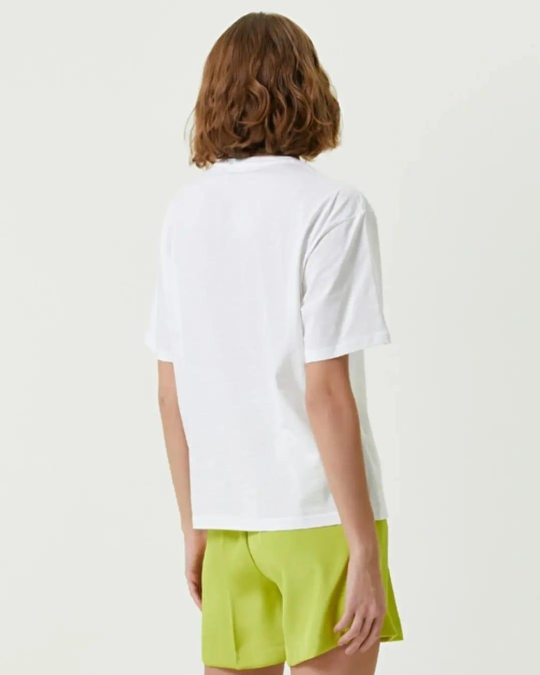 BYM CLB MODEL BEYAZ BİSİKLET YAKA T-SHIRT