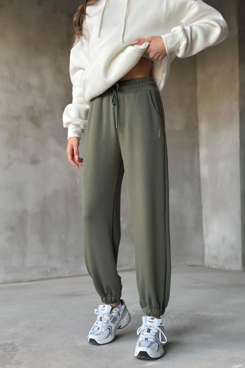 HAKİ MUADİL MODAL JOGGER EŞOFMAN ALT
