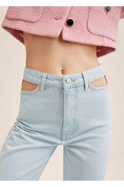 MNG ORJ MAVİ WİDE LEG JEAN
