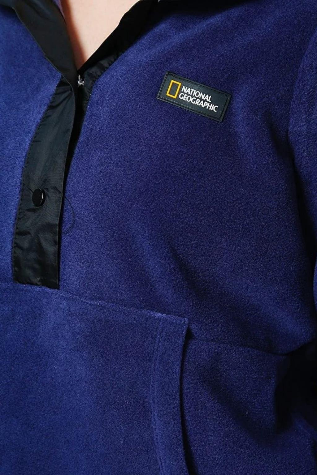 ORJ MARKA KOYU MAVİ POLAR SWEATSHIRT