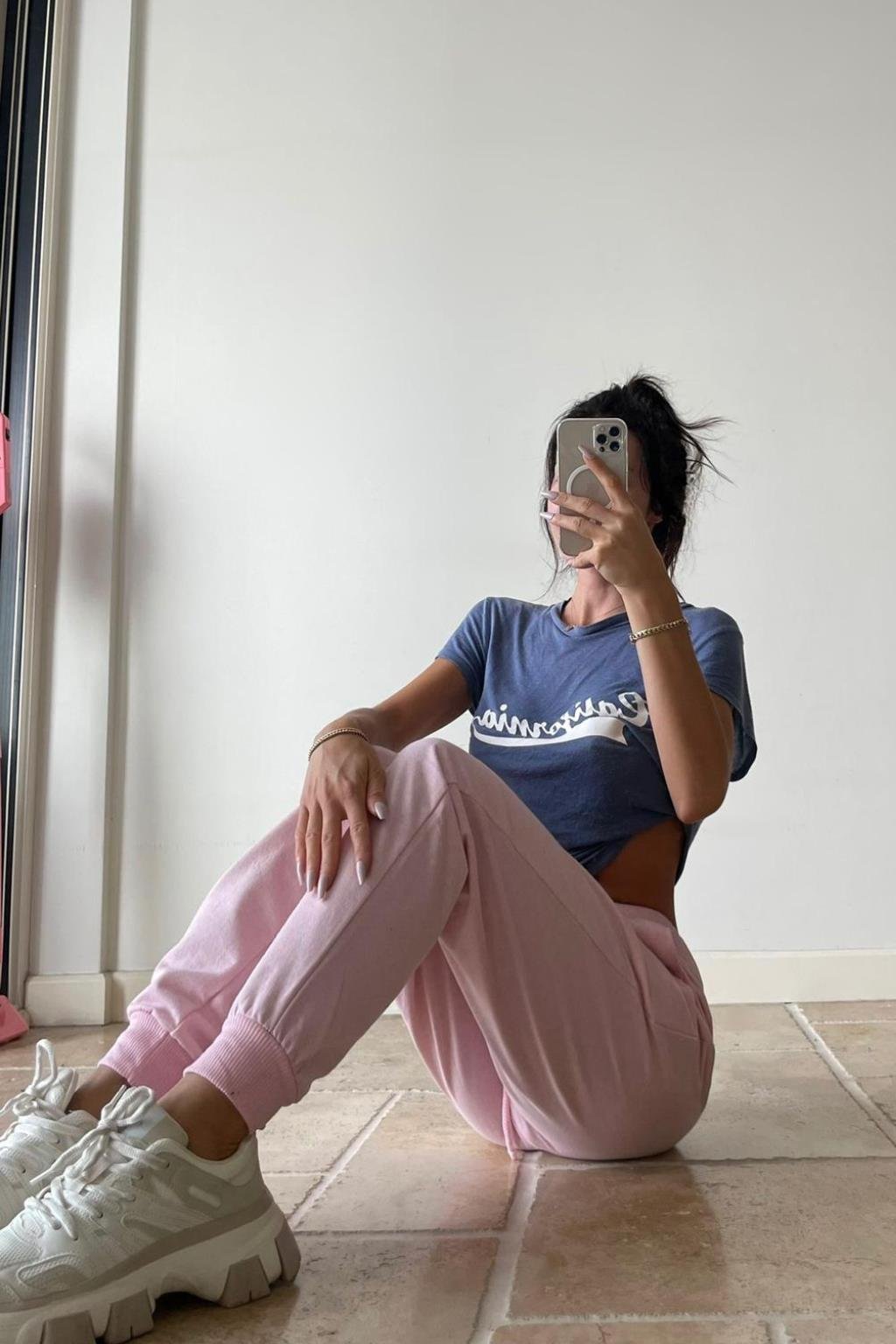 ORJ MARKA PEMBE JOGGER  EŞOFMAN ALT