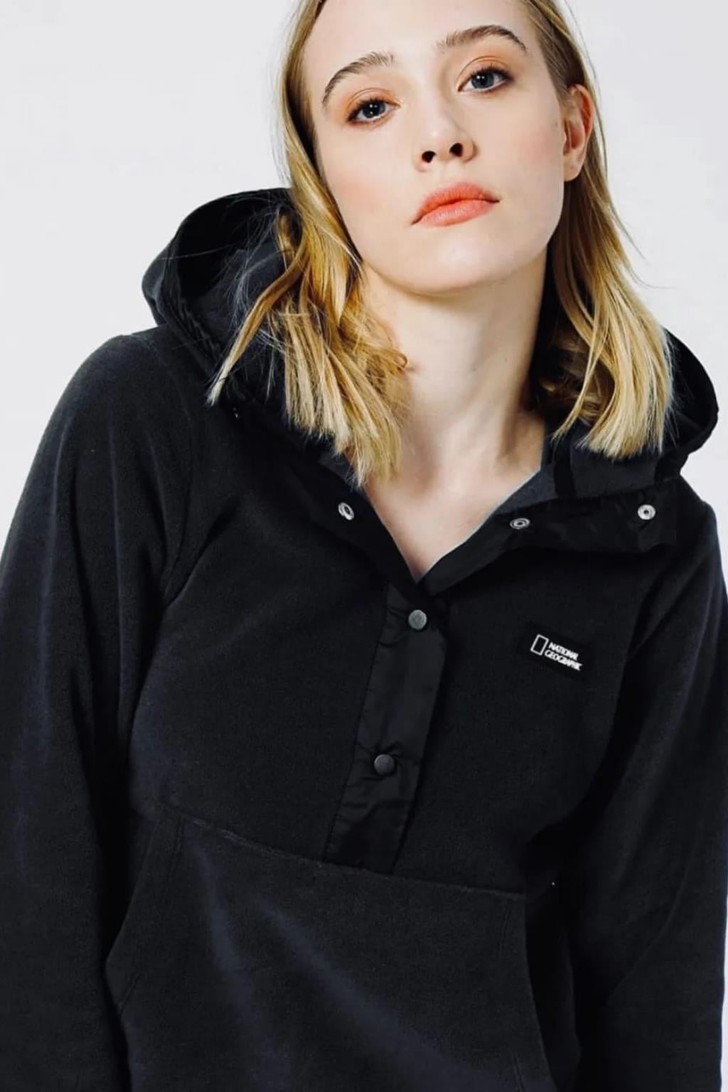 ORJ MARKA SİYAH POLAR SWEATSHIRT