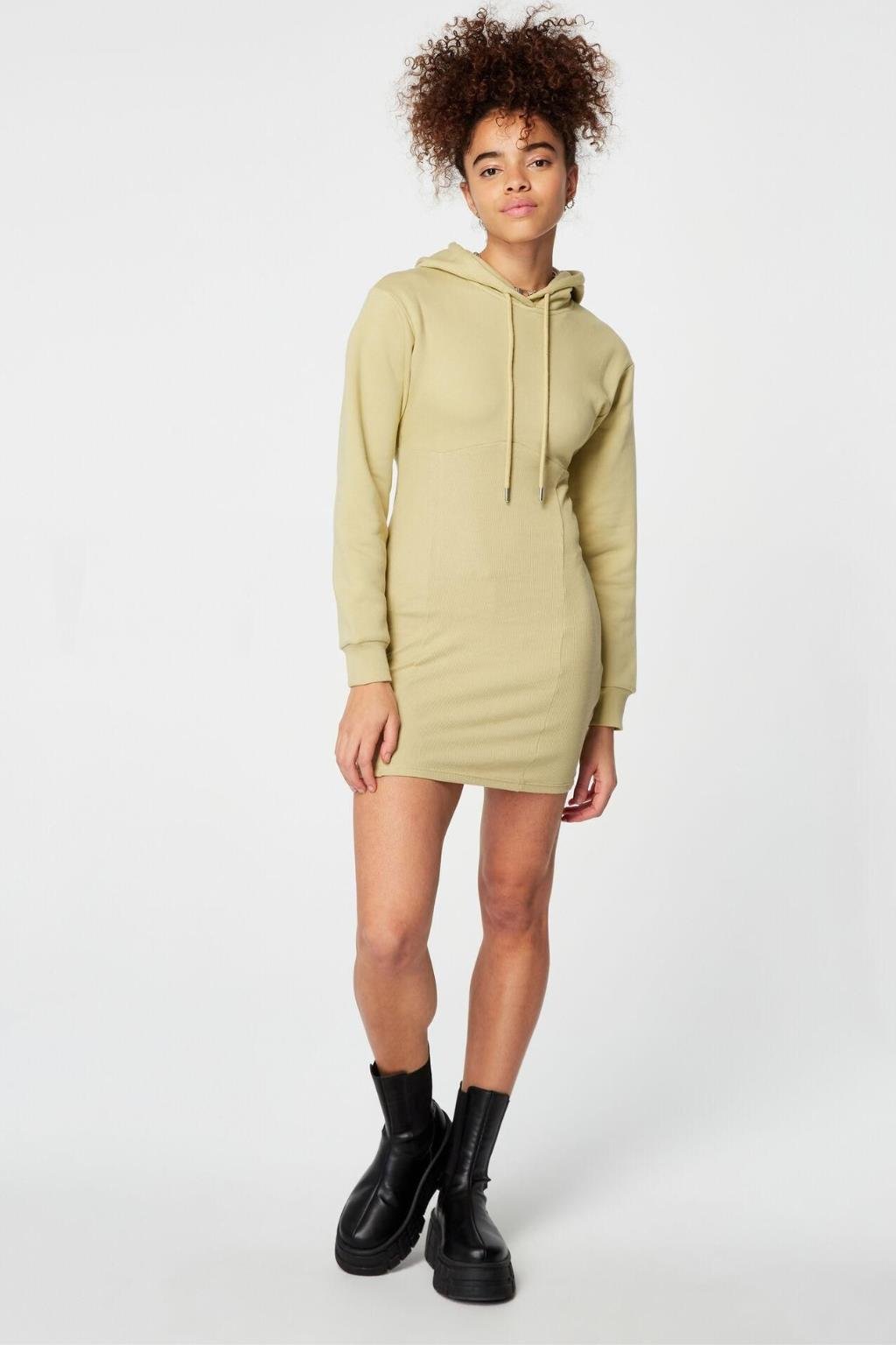 ORJ MARKA SWEATSHIRT MİNİ ELBİSE