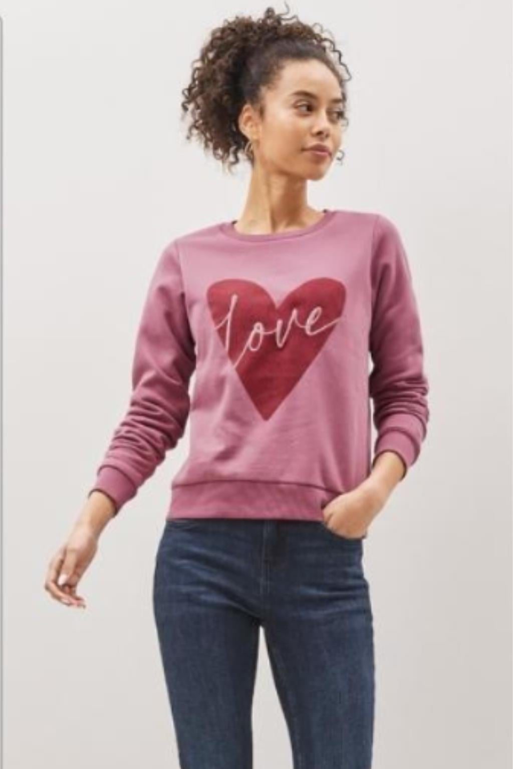 ORJ MNARKA PUDRA KISA BİSİKLET YAKA SWEATSHIRT