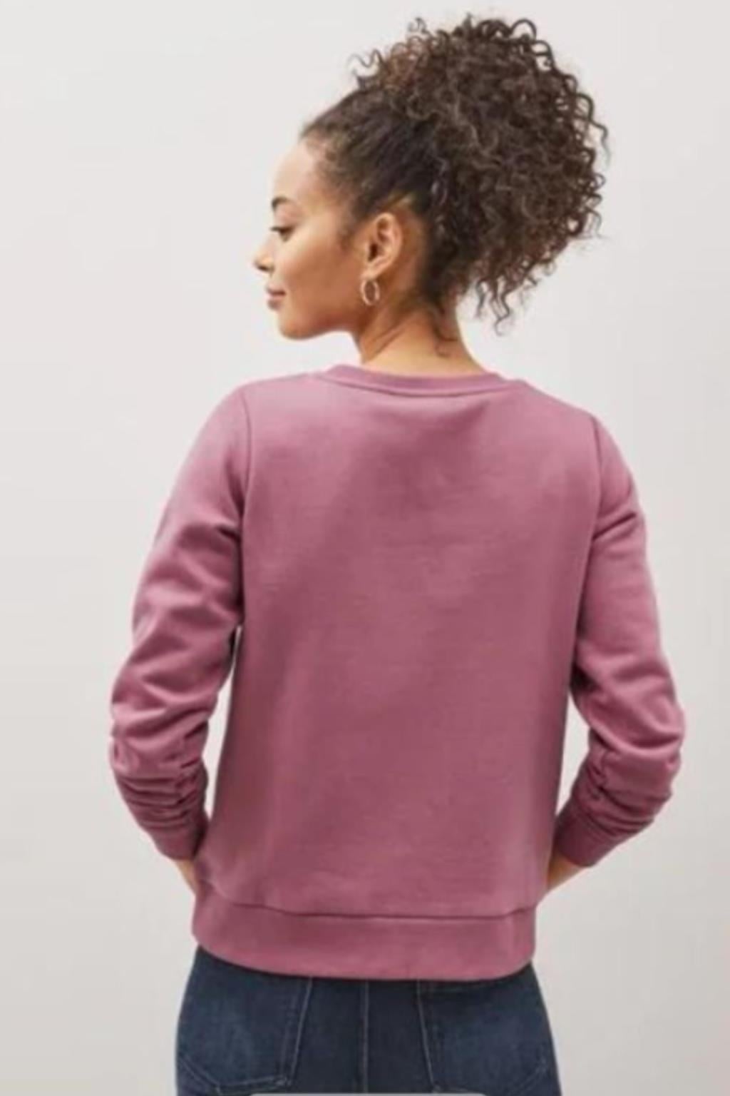 ORJ MNARKA PUDRA KISA BİSİKLET YAKA SWEATSHIRT