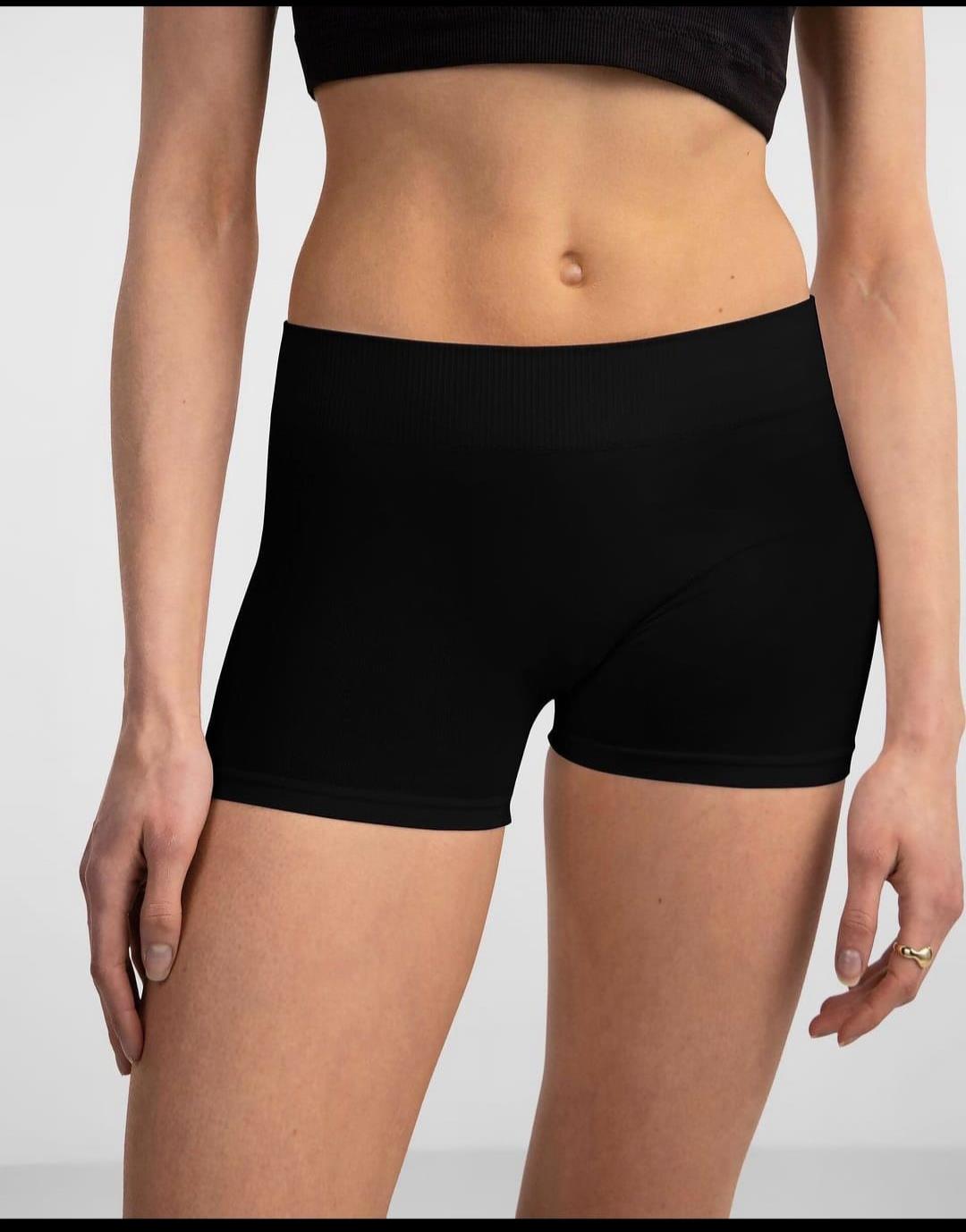 PIECES SİYAH DİKİŞSİZ BOXER