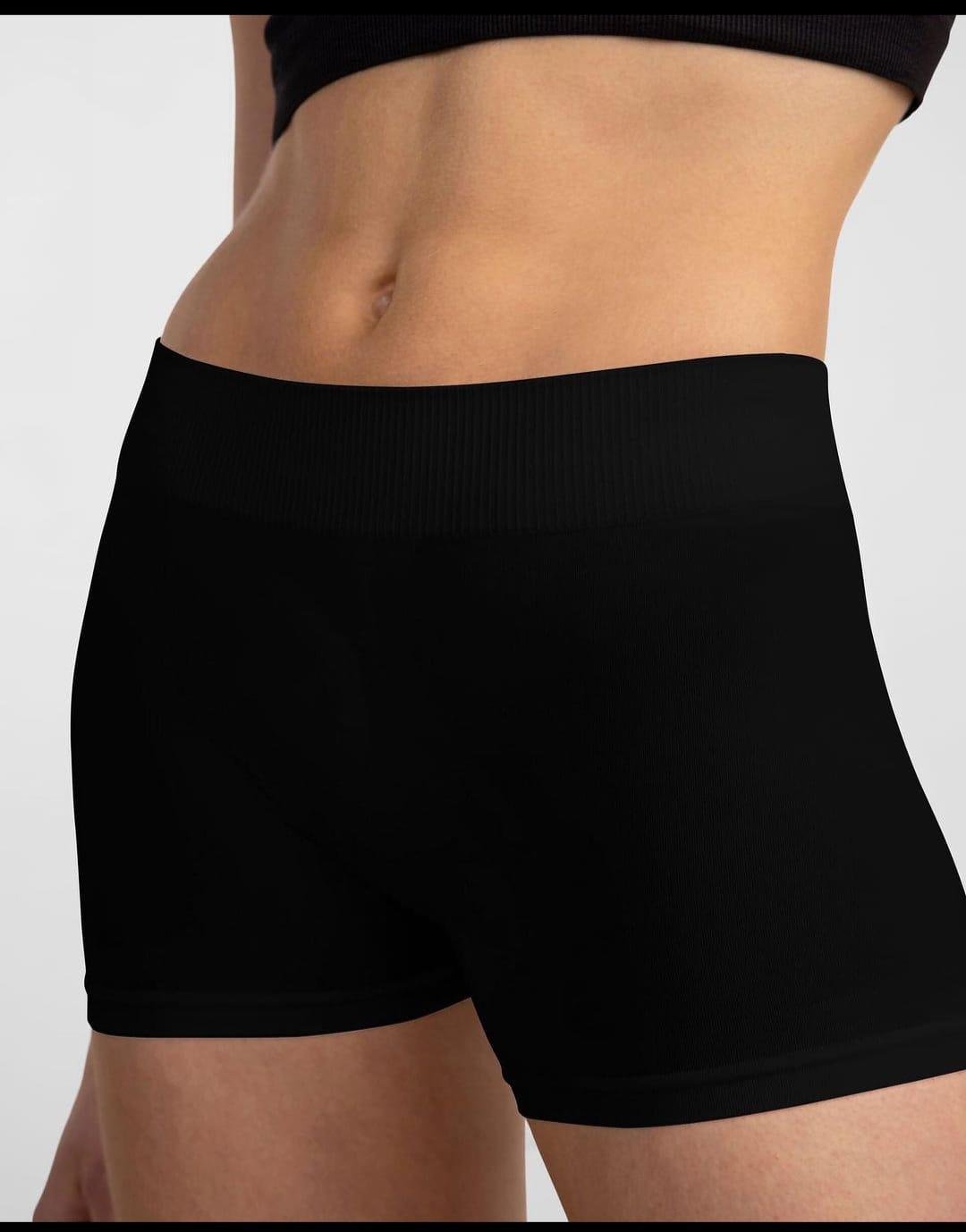 PIECES SİYAH DİKİŞSİZ BOXER