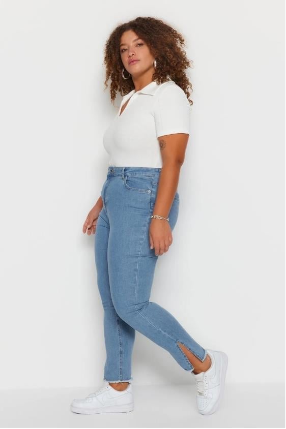 TRDYL ORJ AÇIK MAVİ CURVE ESNEK SKINNY JEAN