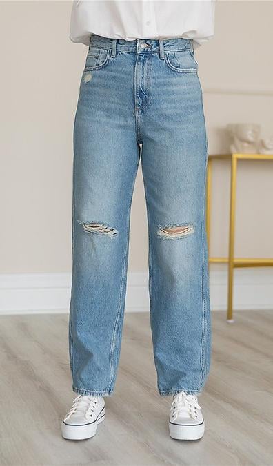 ZR ORJ NORMAL BEL DISTRESSED MOM JEAN