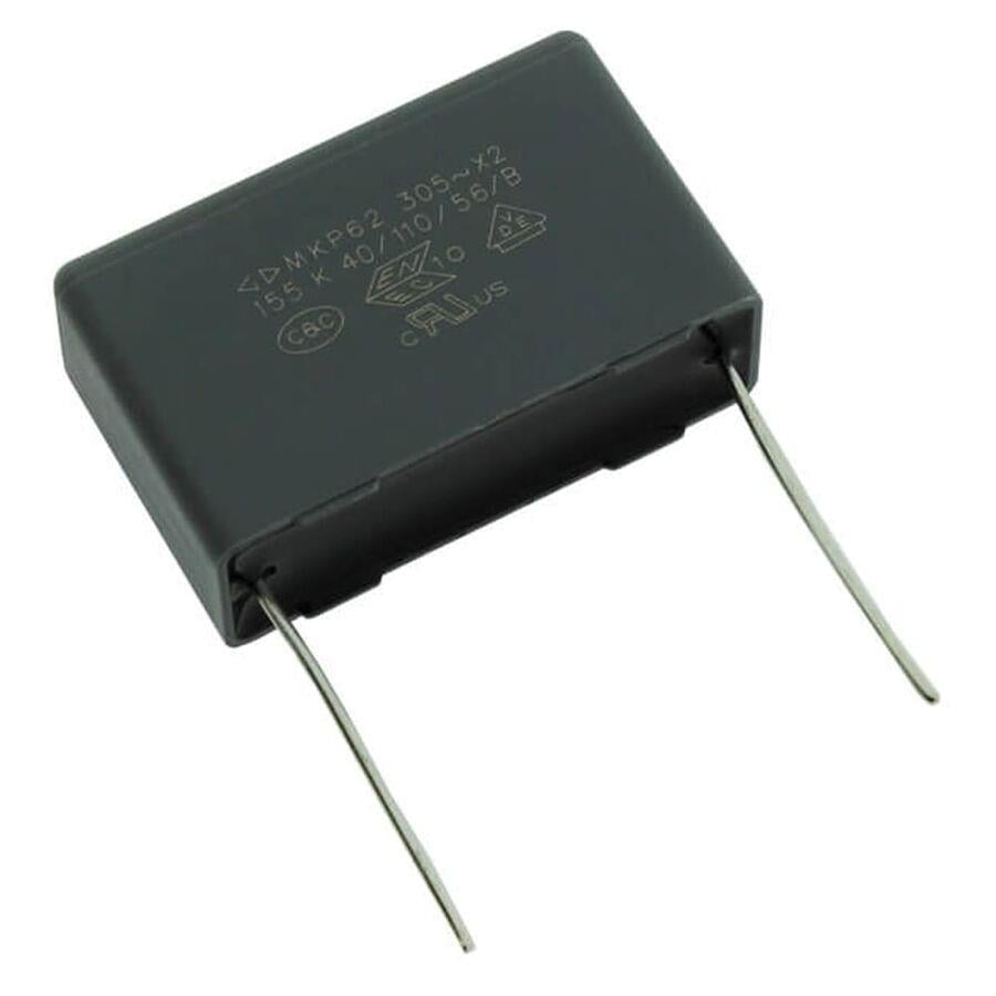 1.5uF 400V MKP Polipropilen Film Kondansatör, Radial (Radyal) 20mm, Box Tipi, Dökme (Bulk), Topmay
