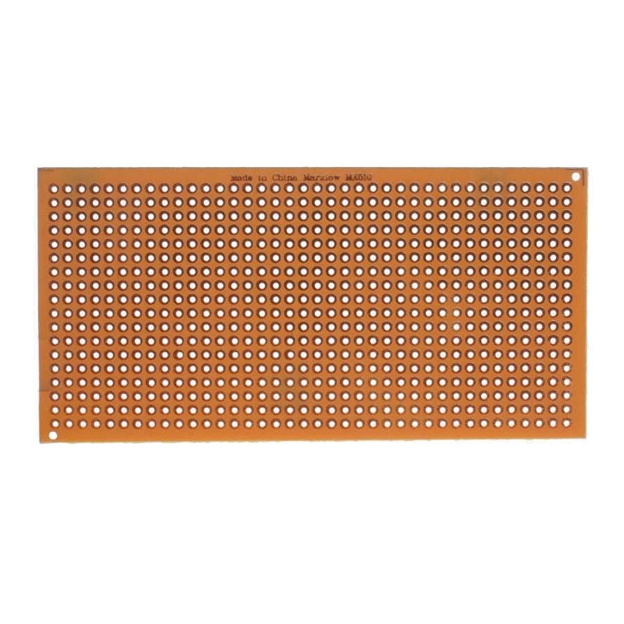 5x10cm Tek Yüzlü Delikli Bakırlı Plaket (Pertinaks Malzeme)