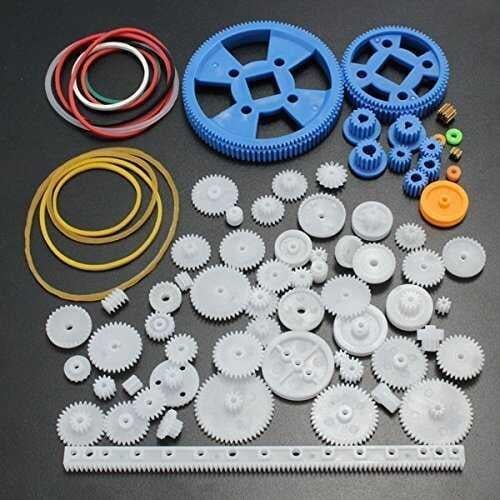 80 Parça Plastik Dişli Çark Seti – Hobi ve Robotik Gear Set