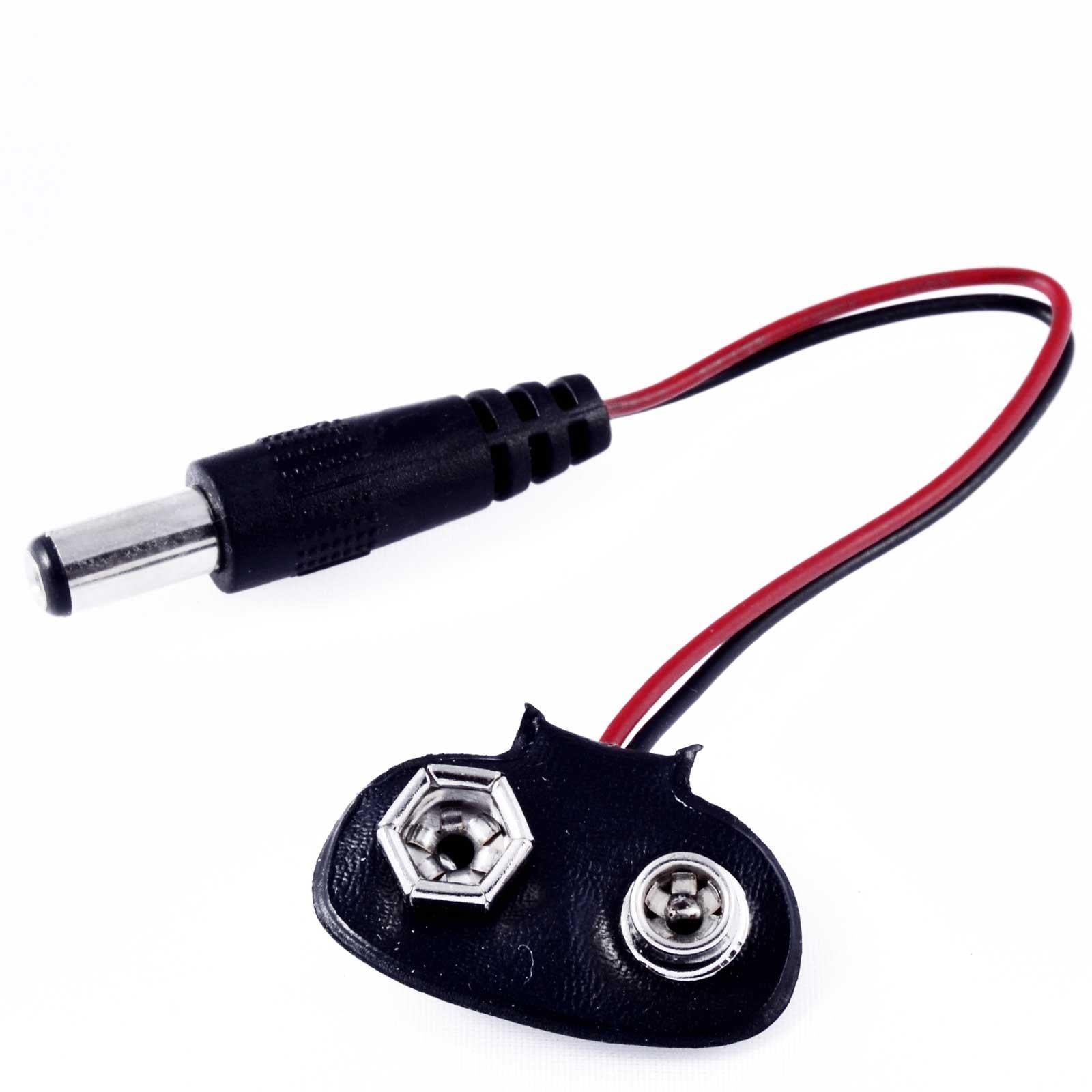 9V Pil Barrel Dönüştürücü Kablo