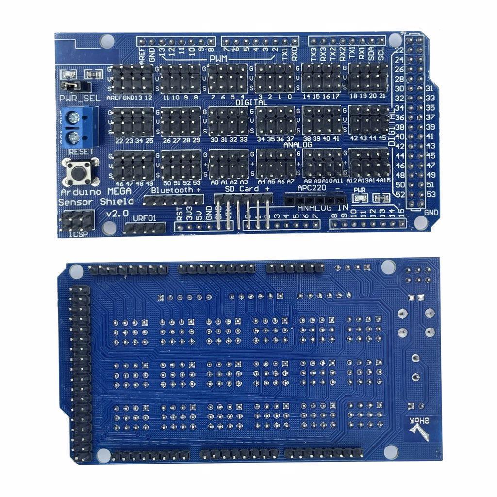 Arduino Mega Sensör Shield - Geniş Pinli Gelişmiş Kart