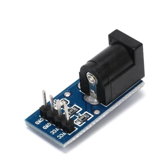 DC-005 5.5 x 2.1mm Siyah DC Güç Adaptörü Jak Soketi Modülü