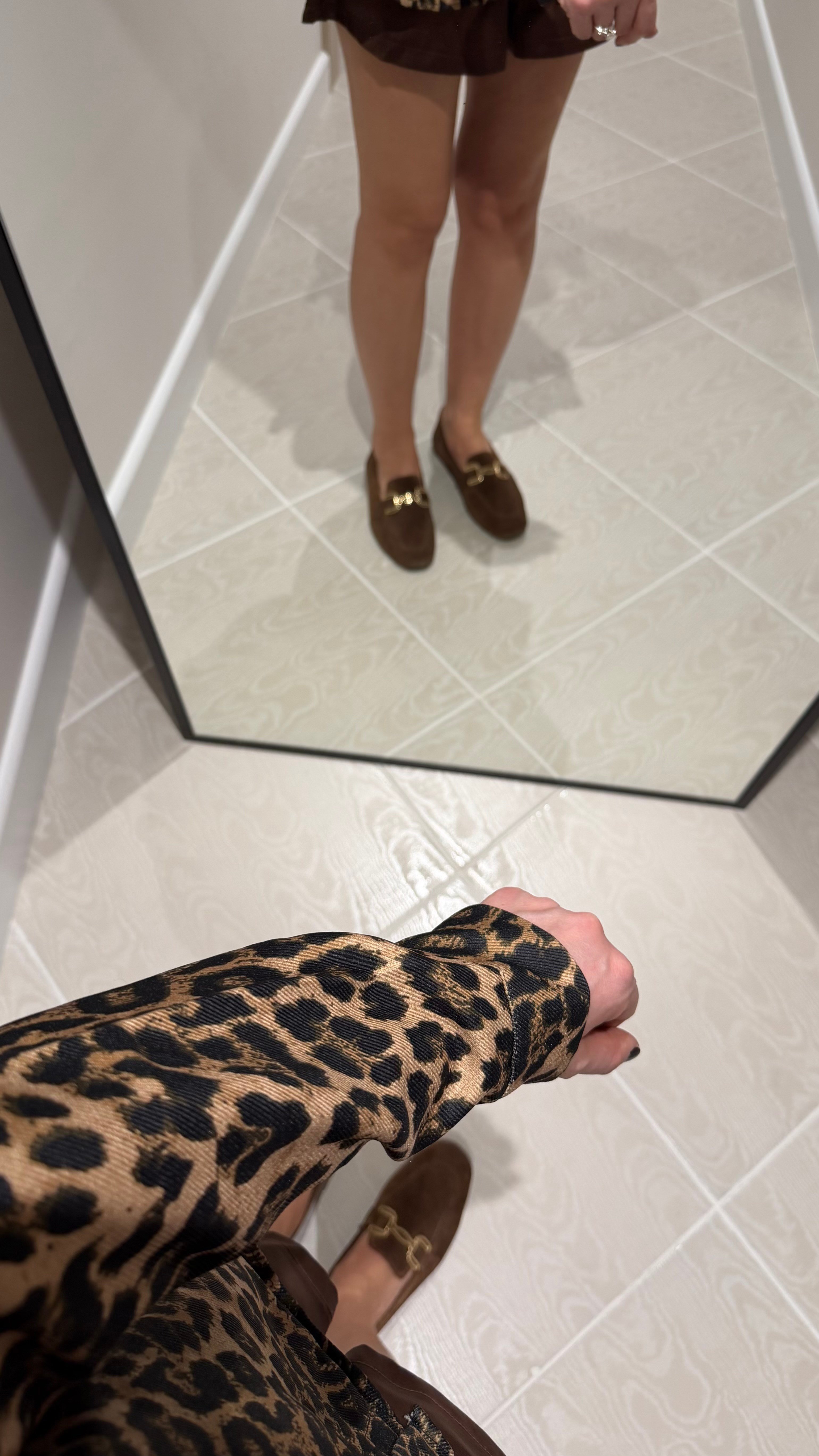 LEOPAR DESENLİ GÖMLEK