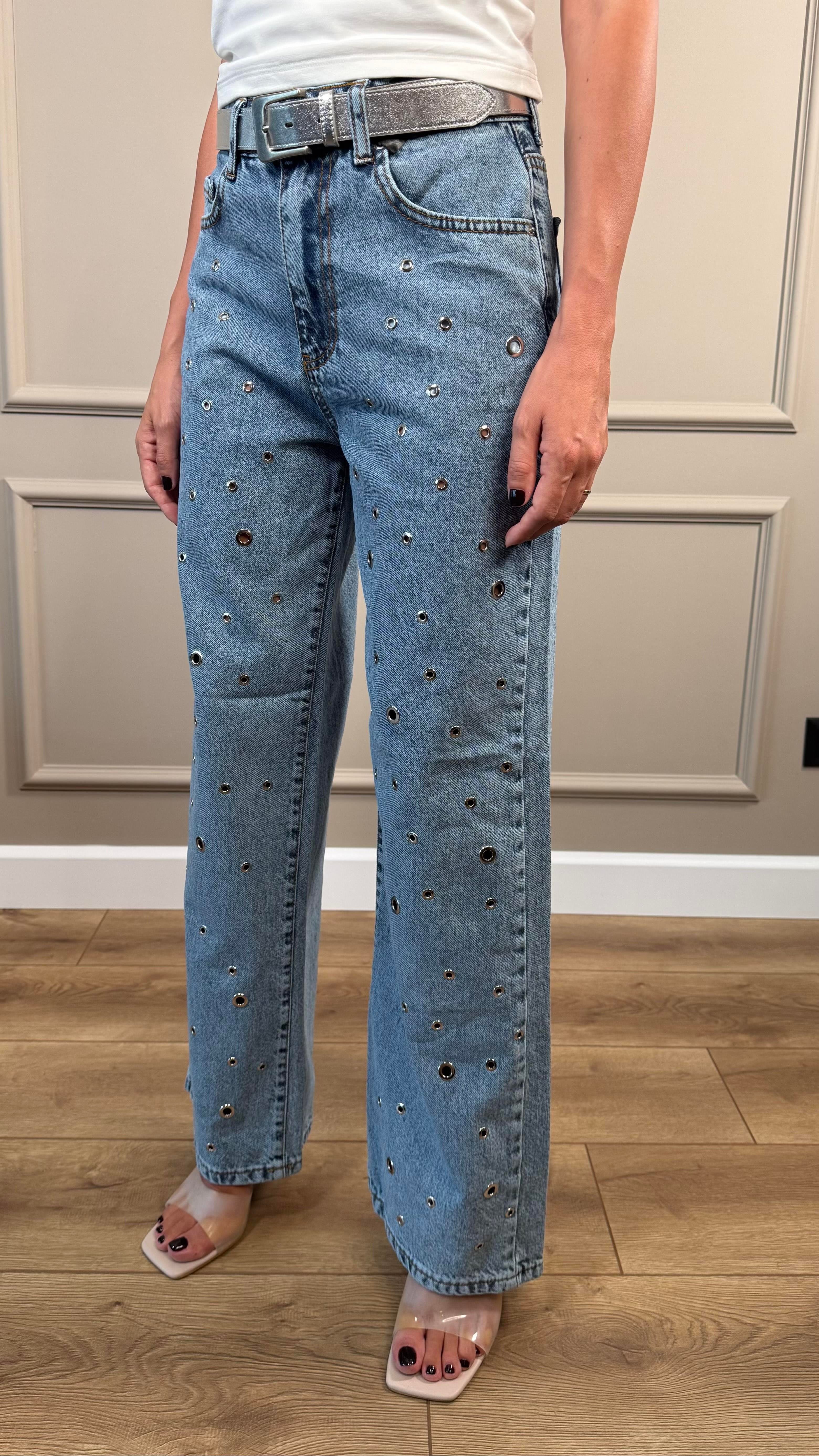 MAVİ KUŞ GÖZLÜ JEAN