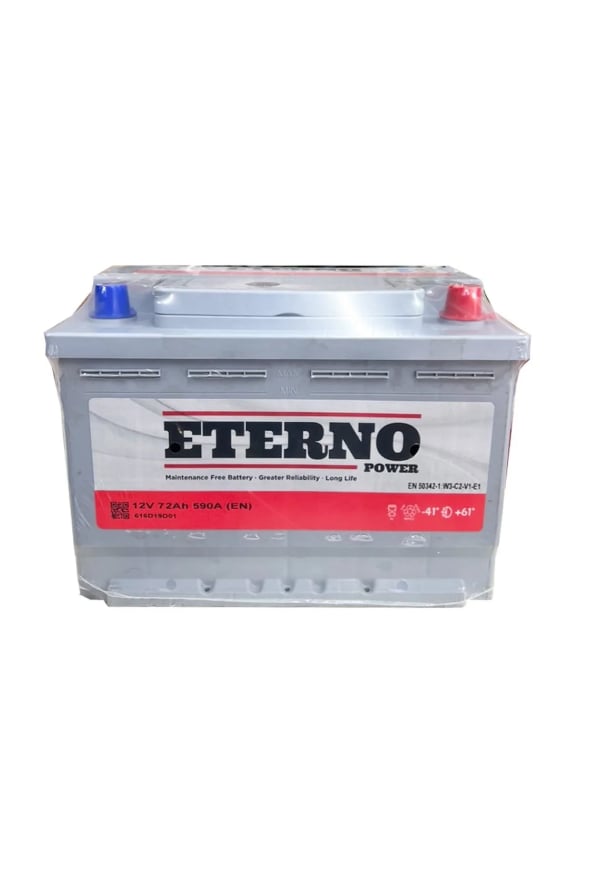 ETERNO 12 VOLT 72 AMPER AKÜ