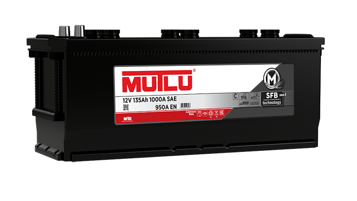 Mutlu 12V 135 Ah (Amper) Akü