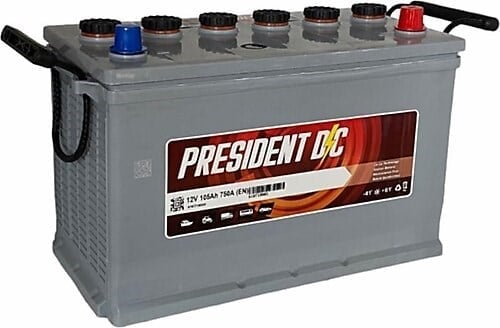 PRESIDENT AKÜ 12 VOLT 105 AH