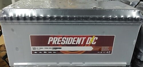 PRESIDENT AKÜ 12 VOLT 180 AH