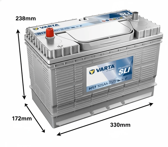 VARTA 12 VOLT 105 AMPER AKÜ