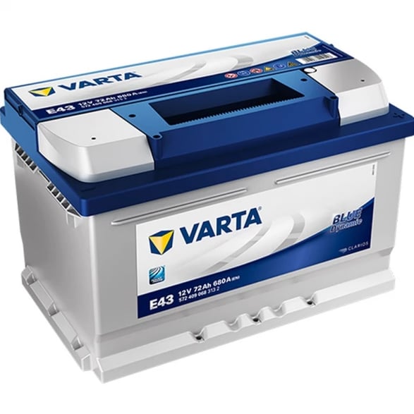 Varta Blue Dynamic E43 Alçak 12 V 72 Ah 680 CCA Akü