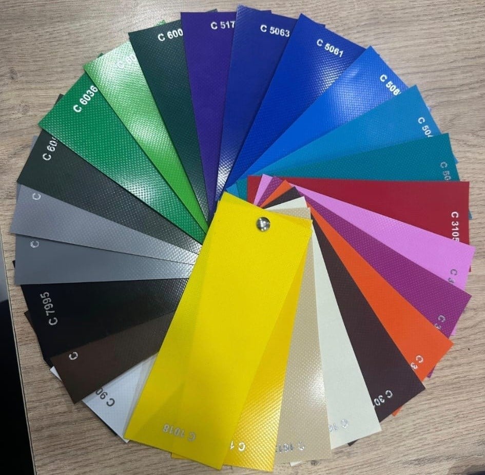 Açık Mavi 450 Denye Pvc Branda 