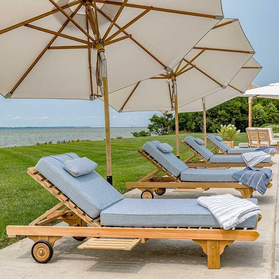 Açık Mavi Akrilik Outdoor Kumaş