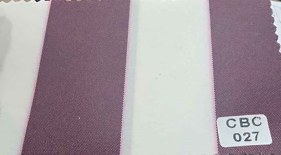 Bordo Kalın Akrilik Çizgili Kumaş