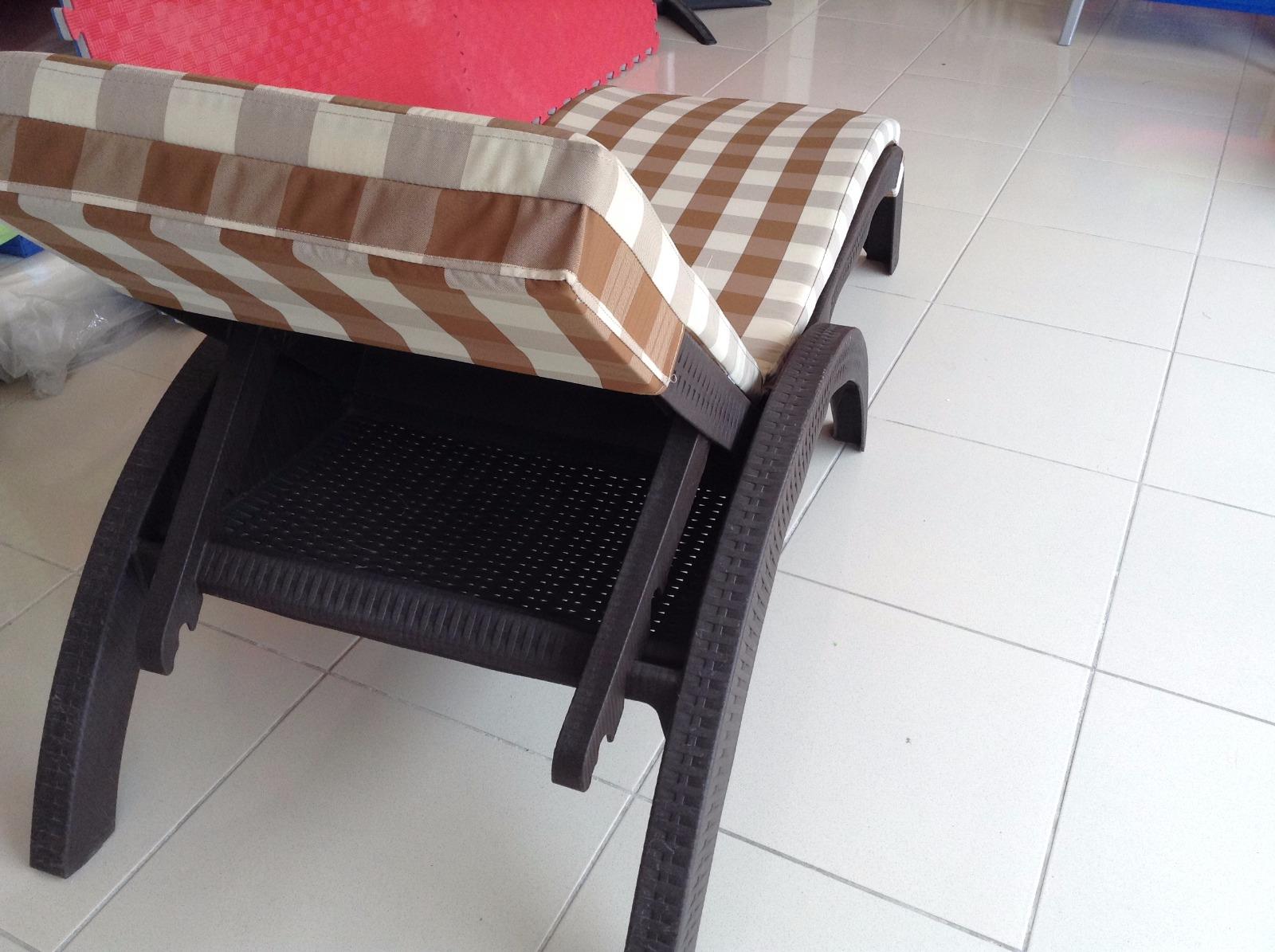 Fiji Rattan Akrilik Şezlong Minderi