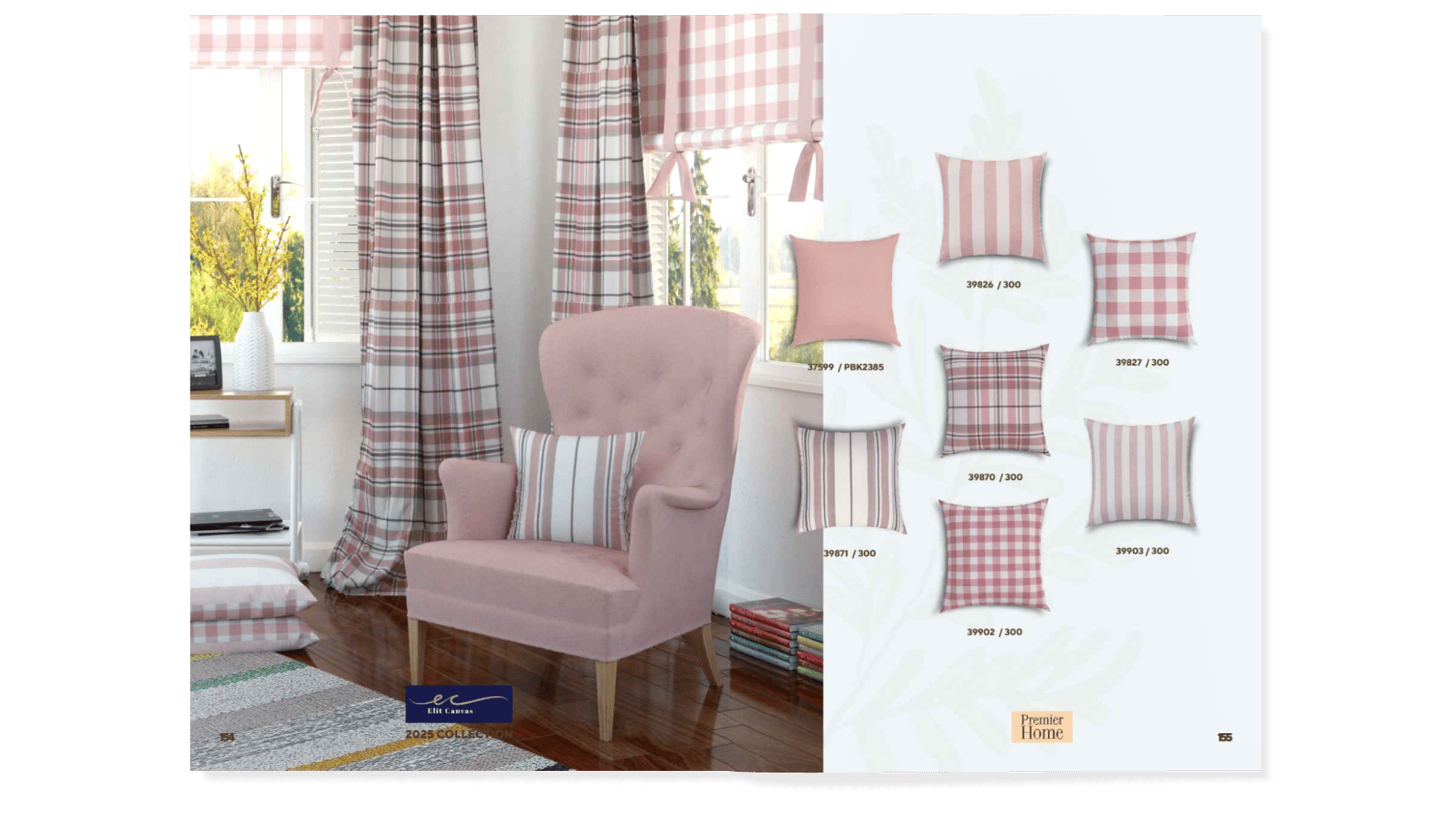 Kanvas Pembe Tonları Elit Kumaş_157_ Premier