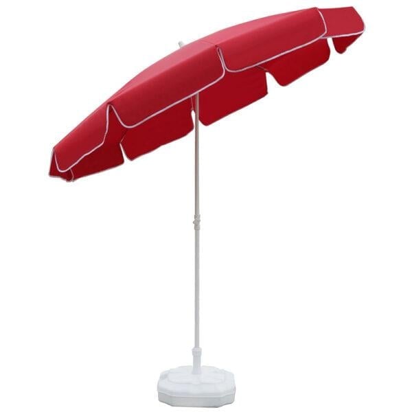 Kırmızı Plaj Şemsiyesi 200 cm.