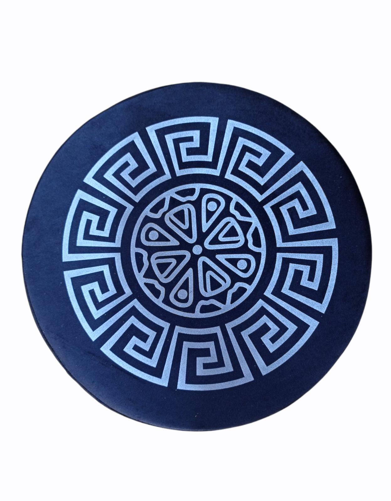Lüks Versace Desenli Puf
