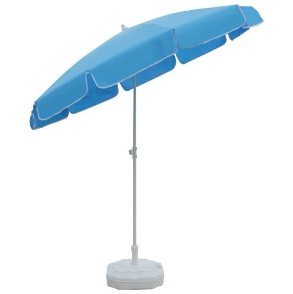 Mavi Plaj Şemsiyesi 200 cm.