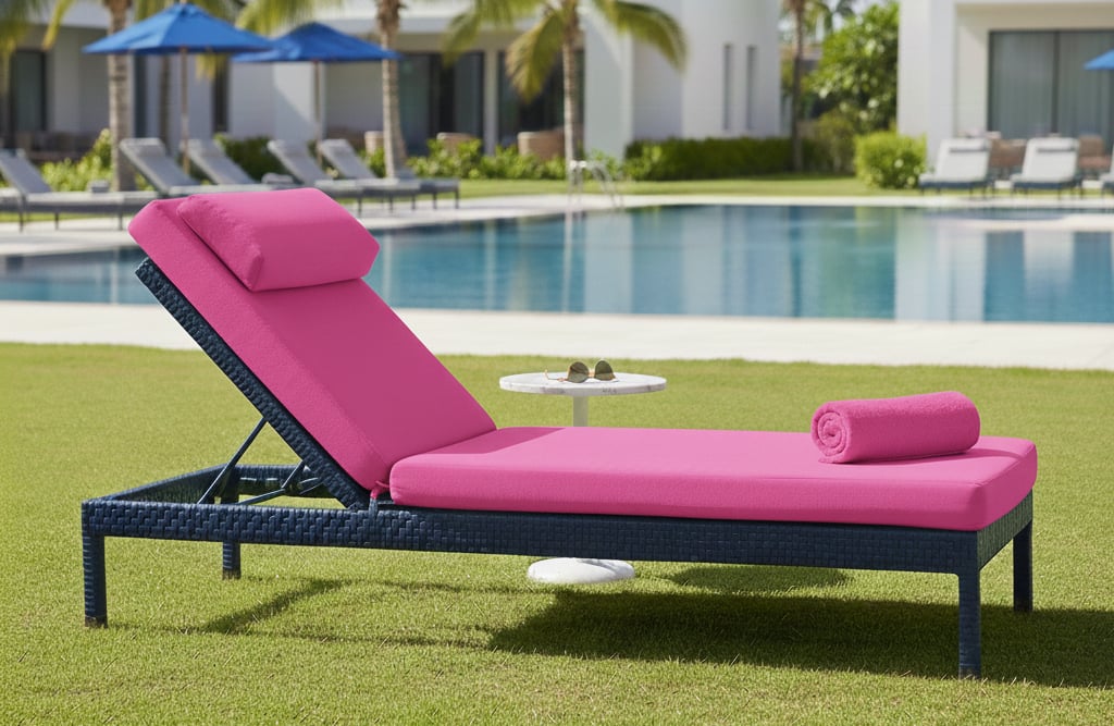 Pembe Akrilik Outdoor Kumaş