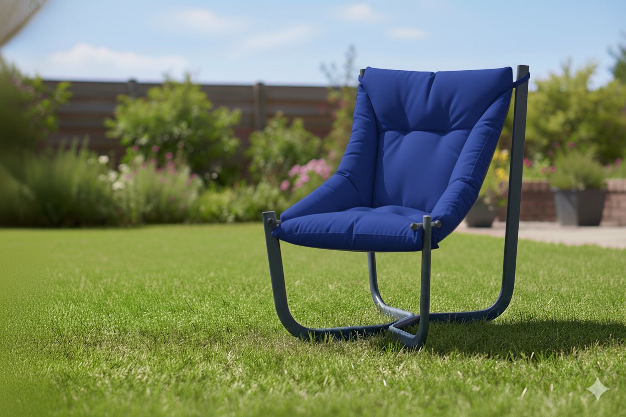 Saks Mavi Akrilik Outdoor Kumaş