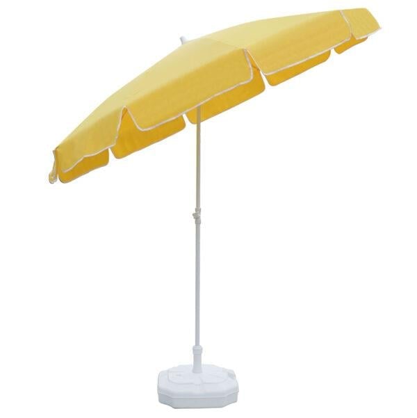 Sarı Plaj Şemsiyesi 200 cm.