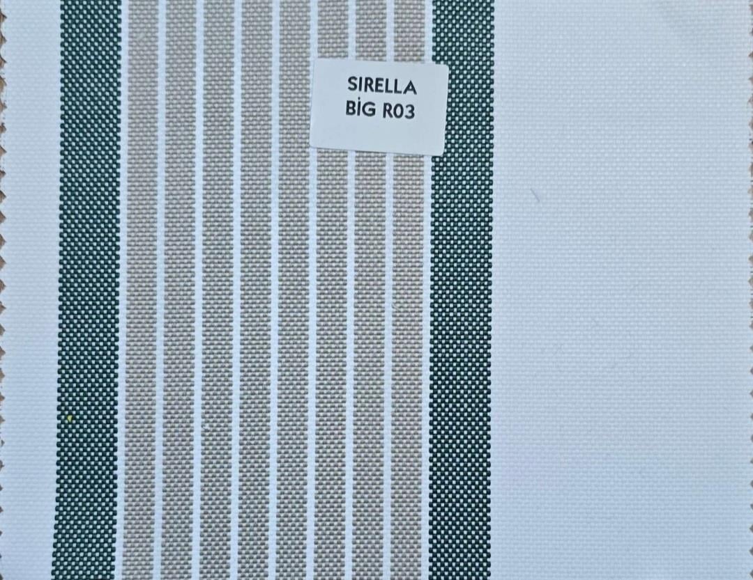 Sirella UV Dayanıklı Lüks Başlıklı Şezlong Minderi 10 cm.