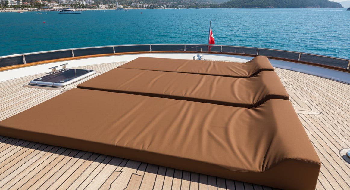 Sütlü Kahve Akrilik Outdoor Kumaş