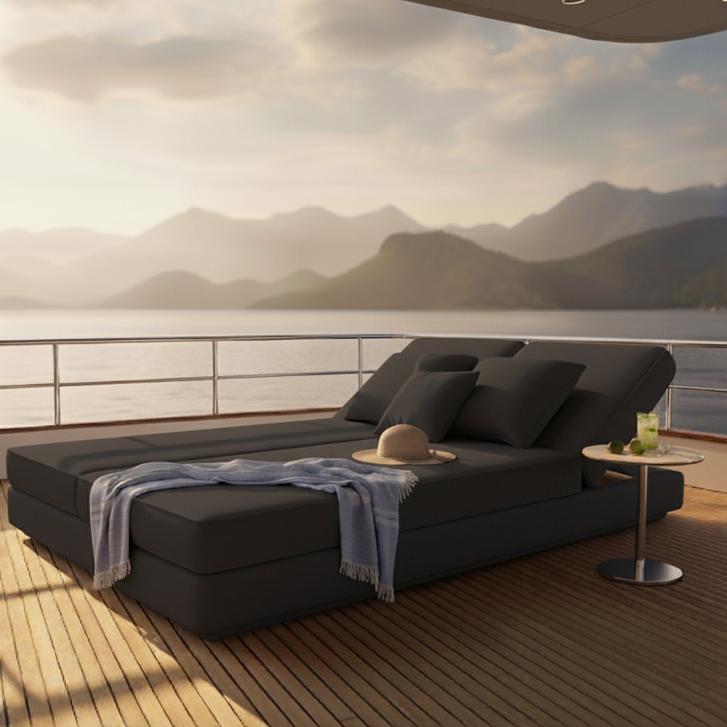 Yat İçin Duble SUNBED SİRELLA Kumaşlı ( SET )